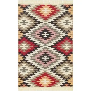 Kelim Arya 33 red (60x90 cm) - Rot