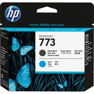 HP 773 Matte Black and Cyan - Druckkopf - für DesignJet Printhead (C1Q20A)