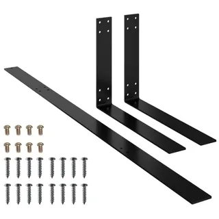 vidaXL Rückenlehne für Palettensofa Schwarz 110 cm Eisen - Schwarz