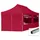 Faltpavillon 3 x 6 m inkl. 4 Seitenteile Rot