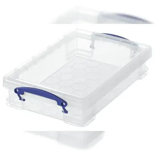 Really Useful Box Aufbewahrungsbox 39,5 x 25,5 x 8,8 cm 3-tlg. transparent