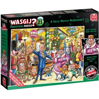 JUMBO Spiele Wasgij Christmas 21 - Eine fröhliche Verwandlung