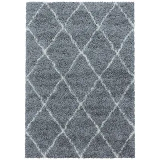 Ayyildiz Teppiche Hochflor-Teppich Alvor 3401 grau