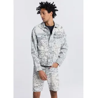 Lois Jeans für Herren. 187853224 Graue Jeansjacke (S), Lässig, Baumwolle, Denim, Langarm