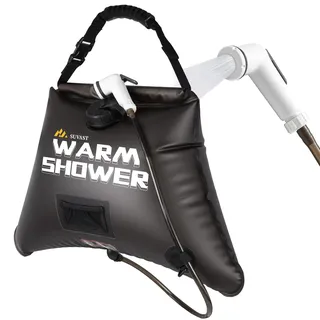 suvast Solarduschen, Außendusche, 15 l, tragbare Dusche für Camping, Camping-Duschset mit heißem Wasser