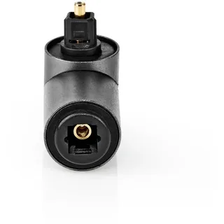 Nedis Toslink Adapter Toslink Buchse / Toslink Stecker 90° abgewinkelt 1m (N/A)