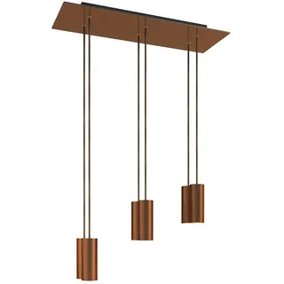 Creative Cables Rectangular Rose-one Xxl 6 Falls With Bulbs Hängelampe - Satin Copper - One Size