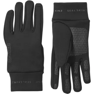 SEALSKINZ Acle Nano-Fleece-Handschuhe, wasserabweisend, für Kaltwetter, schwarz, Größe L
