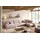 Sofa MADELINE Wohnlandschaft U-Form Cord rosa Longchair links