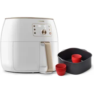 Philips Premium Airfryer XXL HD9870/20 weiß/champagner