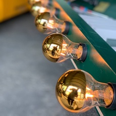 Bild LED-Lampe E27 3,2W 927 Kopfspiegel gold