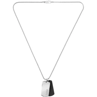 Boss Kette mit Anhänger 1580760 Schwarz/Edelstahl