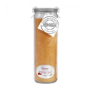 Candle Factory Big Jumbo Grapefruit Vanille Duftkerze Dekokerze 306-034 - Orange