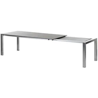Diamond Gaden Palermo Ausziehtisch Edelstahl/HPL 210/270-330x100 cm ohne Beine