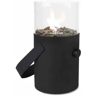 Cosi Gaslaterne Cosiscoop Edelstahl Ø16 cm x 30 cm 1-St schwarz