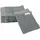 COLOR BATH Waschhandschuh 16 x 21 cm grau