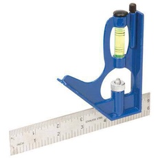 Silverline 745726 Kombinationswinkel 150 mm, silberfarben