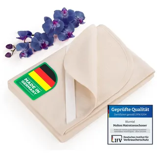 Blumtal® Premium Molton Matratzenschoner 70x140 cm 100% Baumwolle - Oeko-Tex zert. Molton Matratzenauflage 70x140cm - Matratzenschutz 70x140 - geräuschlos & atmungsaktiv - Matratzenunterlage 70x140 cm