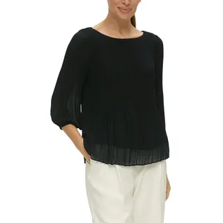 S.Oliver BLACK LABEL Klassische Bluse, mit Plisseefalten s.Oliver BLACK LABEL black