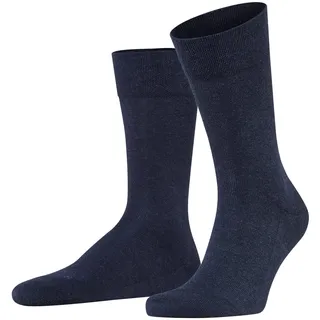 Falke Herren Socken Sensitive London Strümpfe, Uni, Baumwollmischung Blau 39-42