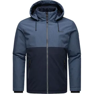 Ragwear Outdoorjacke Roens«, mit Kapuze Stylische Herren Übergangsjacke mit abnehmbarer Kapuze, blau