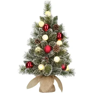 Black Box Trees Künstlicher Weihnachtsbaum in Jute Grün 60 cm