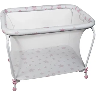 PLASTIMYR 5993645 Sterne Rechteckiger Park, Rosa