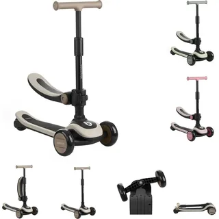 KIKKABOO Treo 2 In 1 Tretroller - Beige - One Size