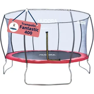 Hudora Fantastic 400V Trampolin mit Sicherheitsnetz 400cm (65741)