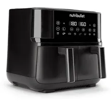 Bild von twin drawer air fryer NBAF081B Heißluftfritteuse 2300 Watt Schwarz,