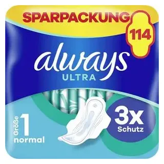 Always Ultra Day Damenbinden Normal mit Flügeln 114 St.
