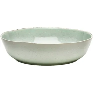 van Well Schale "Salatschale Urban, 29,5 cm, 2 Stück" 2 Stk. aus Steinzeug spülmaschinengeeignet, grün