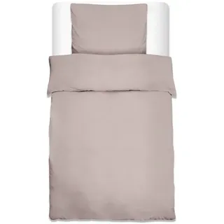 Beautissu Julie Renforcé Taupe 155 x 220 cm + 80 x 80 cm