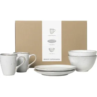 Broste Copenhagen Copenhagen Nordic Sand Frühstücksset für Zwei - Beige
