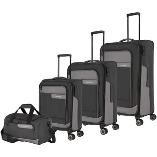 Travelite VIIA 4-Rollen Kofferset 4tlg. grau
