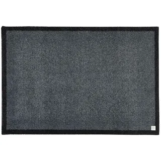 Barbara Becker Fußmatte Touch, Schmutzfangmatte, für Eingangsbereich Wohnungstür, Fußabstreifer, Türmatte, Anthrazit, 67 x 110 cm