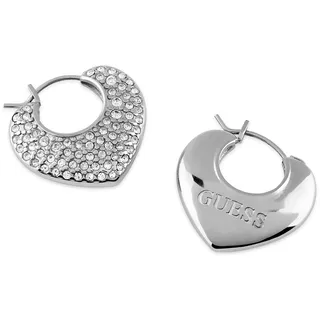 GUESS JUBE05207JWRH Damen-Ohrringe Creolen Kristall-Herz
