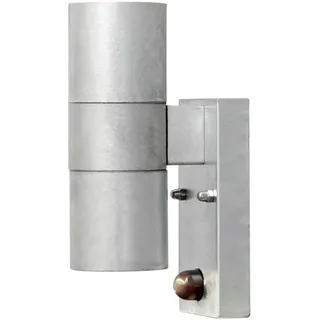 Gnosjö Konstsmide Außenleuchte, Modena Wandleuchte, galvanisiert grau, 6,5 x 11 x 20 cm, 3 ml, 7542-320