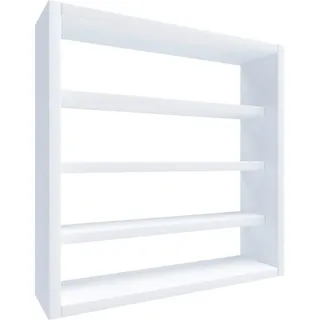 VCM Gewürzregal 40 x 40 x 10 cm Weiß