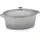Calido Bräter 36 x 29 cm oval hellgrau