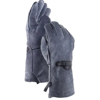 Napoleon Grillhandschuhe Größe L Leder grau