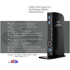 Bild von USB C 3.2 Gen1 Universal Triple 4K Charging Dock, USB-C 3.0 [Buchse] (CSV-1562)
