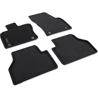 Volkswagen 2K8061445WGK Fußmatten Optimat Textilfußmatten 4X Stoffmatten, schwarz, mit Caddy Schriftzug