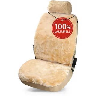 WALSER Autositzbezug Lammfell Lammfellbezug Autoschonbezug Lammfell beige 20019