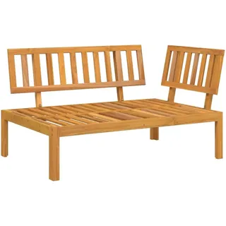 vidaXL Garten Ecksofa, Palettensofa für Garten Terrasse Innenhof, Modular Gartensofa mit Latten-Design, Gartenmöbel, Massivholz Akazie