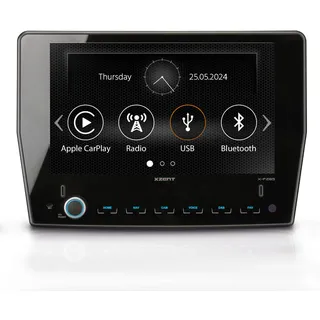 XZENT X-F285 – Autoradio kompatibel mit Ford Transit, Multimedia System/Mediencenter mit 9“ Touchscreen, Apple CarPlay, DAB+, zum Reisemobil Festeinbau Navi erweiterbar