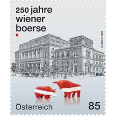 "250 Jahre Wiener Börse" 0,85 Sondermarke