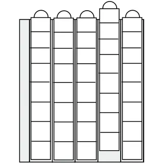 Ergänzungsblätter für Euromünzensammelalbum alle Euro-Sätze, 2er-Set
