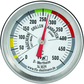 TFA Bratenthermometer Ø 52 mm Edelstahl Silber