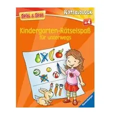 Ravensburger Spiel & Spaß - Rätselblock: Kindergarten-Rätselspaß für unterwegs
